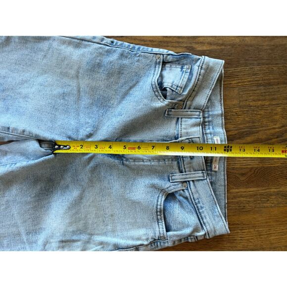 Levi's Blue High Waisted Crop Flare Denim Jeans Pants Women's Size 26 - Picture 8 of 10